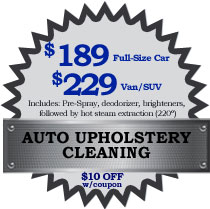Auto Upholstery Cleaning DC MD VA